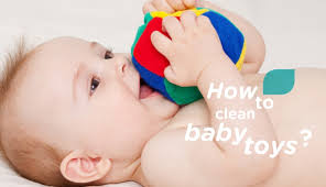 how to clean baby toys without bleach