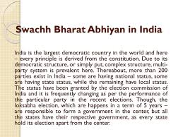 ppt swachh bharat abhiyan in india
