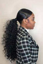 Cute hairstyle for black girls with short hair. 45 Elegant Ponytail Hairstyles For Special Occasions Page 4 Of 4 Stayglam Hair Ponytail Styles Black Ponytail Hairstyles Elegant Ponytail
