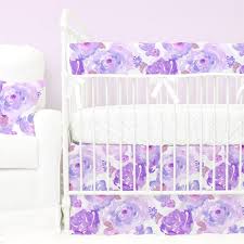 the most amazing purple crib bedding choice