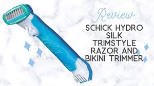 About 1% of these are razor, 0% are eyebrow trimmer. Review Schick Hydro Silk Trimstyle Razor And Bikini Trimmer Youtube