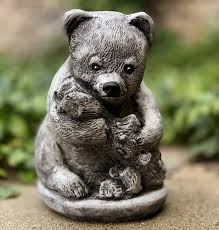 Cute Baby Bear Figurine Statue