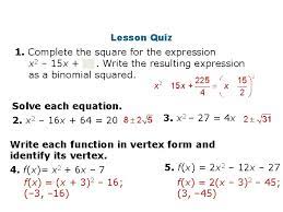 Square Of A Quadratic Function