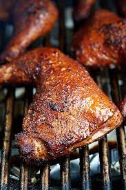 Smoking Chicken Leg Quarters Are Great With Or Without Bbq Sauce gambar png