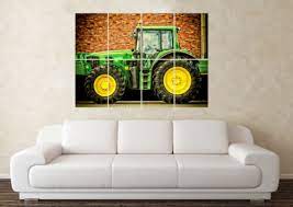 Large John Deere Tractor Agriculture