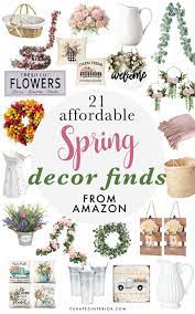 decorate for spring on a budget