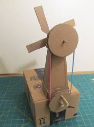 toy windmill out of cardboard