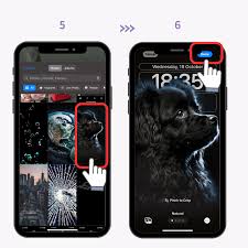 how to set diffe wallpapers on