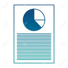Document Paper Statistic Chart Information Vector Illustration