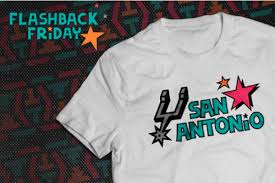 For the first time in history, the san antonio spurs will wear the classic fiesta colors on their jerseys. Spurs Flashback Friday At The At T Center Pounding The Rock