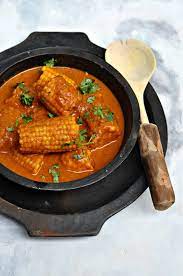 Spicy Corn Curry Corn On The Cob Curry Bhutte Ki Sabji Recipe  gambar png