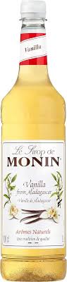 monin vanilla syrup 1 litre for coffee