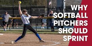 why softball pitchers should sprint