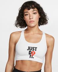 Nike Rebel Swoosh Womens Jdi Medium Support Sports Bra