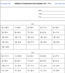 subtraction free printable worksheets