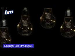 solar light bulb string lights b m