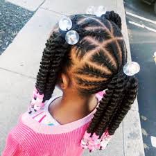 Braids secure hair ends, support hair lengths, protect against harsh sun rays and can be left for extended duration with minimal maintenance. Cute Hairstyles For Black Girls 29 Hairstyles For Black Girls Curly Craze Lil Girl Hairstyles Kids Hairstyles Black Kids Hairstyles