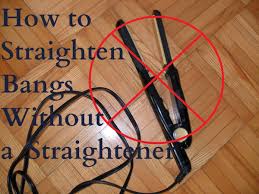 4 ways to straighten bangs without a