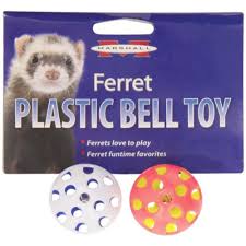marshall plastic ferret bell toys