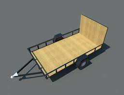 Utility Trailer Plans DIY Open Lawn Cargo Carrier 6 x 10 Build