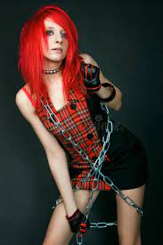 Redhead tied up