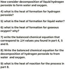 Liquid Hydrogen Peroxide