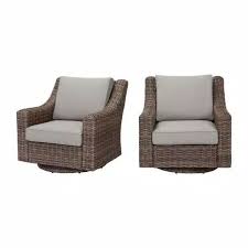 Outdoor Swivel Chair Wicker Patio