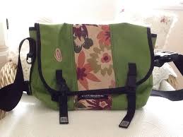 Timbuk2 Commute Messenger Bag Green Flower Print My