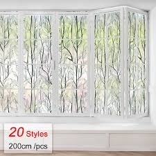 Stained glass windows offer an excellent solution that makes a beautiful artistic addition to the bathroom and added functionality. 200cm 20 Styles Stained Glass Window Film Frosted Opaque Privacy Bathroom Window Stickers Glass Stickers Bedroom Livingroom Dp Decorative Films Aliexpress