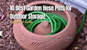 garden hose pots for outdoor storage