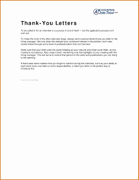 9 Thank You Letter For An Interview Resume Samples