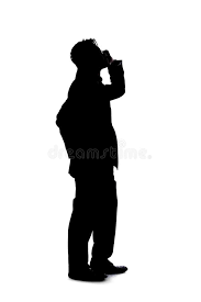Silhouette Eines Geschäftsmannes Stockfoto - Bild von erwachsener,  flughafen: 163252732