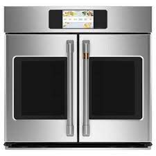single electric french door wall oven
