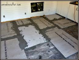 cement backerboard floor tile