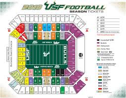 Raymond James Stadium Seating Chart For Usf Games Elcho Table