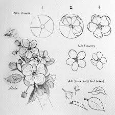 flower drawing draw an easy flower