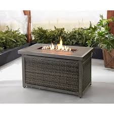 Rectangle Aluminum Gas Fire Pit Table