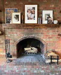 Maple Walnut Fireplace Mantel Shelf