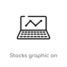 Financial service in dallas, texas. Outline Stocks Graphic On Laptop Monitor Vector Icon Isolated Black Simple Line Element Illustration From Tools And Utensils Stock Vector Illustration Of Vector Utensils 144320736