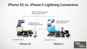 Comparison Of Iphone 5s Vs Iphone 5 Lightning Connector