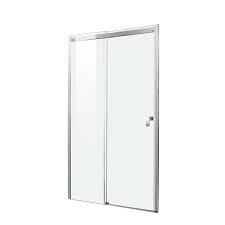 Shower Sliding Door With Chrome Frame