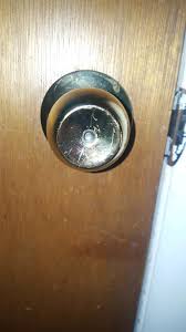 The tab locks when it's turned to the right or left. How To Unlock A Locked Interior Door Home Improvement Stack Exchange
