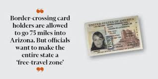 A border crossing card (bcc) is a u.s. Us Mexico Border Arizona S Open Door Financial Times