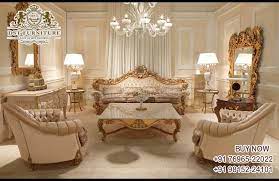 Luxury Heavy Carved European Sofa Set