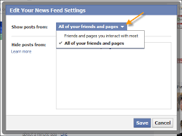 facebook friends in your news feed