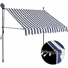 Manual Retractable Awning With Led 150