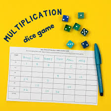 We have included a free printable game record sheet for this dice game that can be downloaded at the bottom of the post. Fun And Simple Multiplication Dice Game