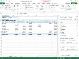 filter pivot table data in excel 2016