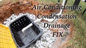 condesation drainage issues
