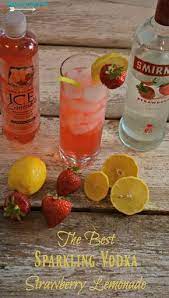 But this version with limonata pellegrino takes the flavor and hits it out of the park. A Quick Two Ingredient Strawberry Lemonade With Vodka Is A Great Low Calorie Cocktai Low Calorie Cocktails Recipes Drinks Alcohol Recipes Low Calorie Cocktails